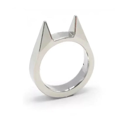 Defend Yourself】Outdoor Equipment Men Women Defend Yourself Finger Tiger Wolfproof Weapon Trigger Finger Cat Earring Finger Wind