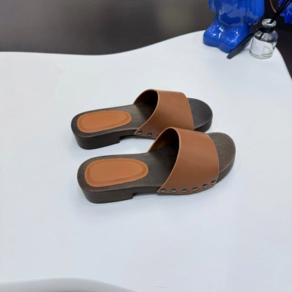 Luxury Brand Women's Shoes Handmade Fashion Slides Modern Slippers Outdoor Sandals Indoor Beach Garden Footwear Holiday Gifts