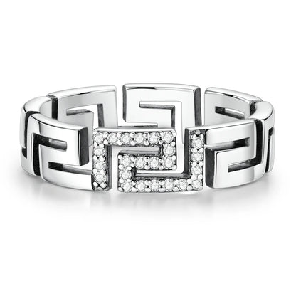 LAZA 925 Sterling Silver Colorful Rings Sparking Zirconium Bowknot Moon Sun Original Ring For Women Anniversary Wedding Gifts