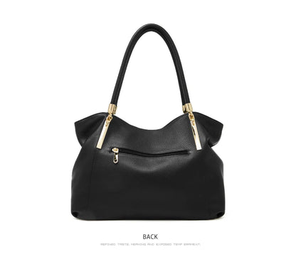 FOXER 2026 New Women's Shoulder Bag Genuine Leather Elegant Female Tote Large Bag Fashion Handbag Commuter Luxury Gift
