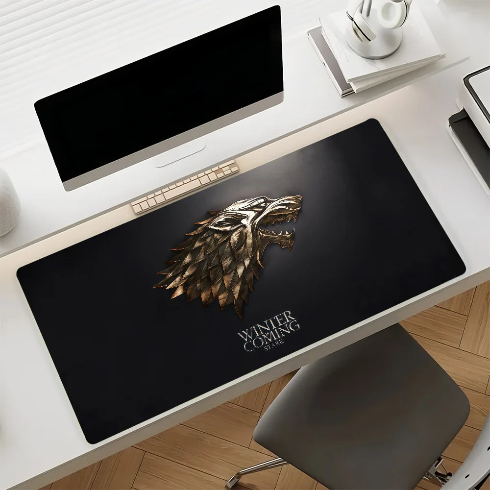 TV G-Game Of T-Thrones  Mouse Pad Non-slip Rubber Computer Mat Gamer Balance Decoracion Deskmat Laptop Office Large