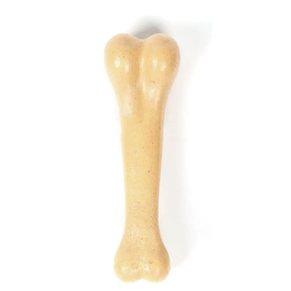 Natural Non-Toxic Indestructible Dog Bone Chew Toy Anti-Bite Puppy Teething Chew Toy for Small Medium Large Dogs Pet Chewbone