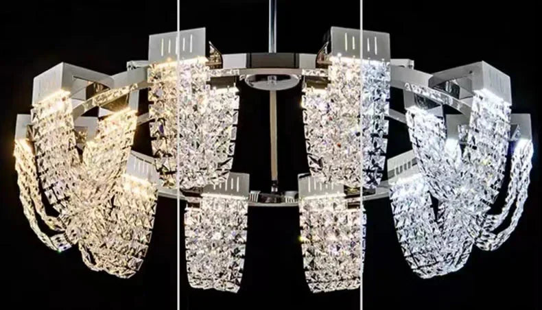 2025 New Home DecorationPendant Lights Luxury Crystal Living Room Chandelier Bedroom Pendant Lamp Ceiling Light  Indoor Lighting
