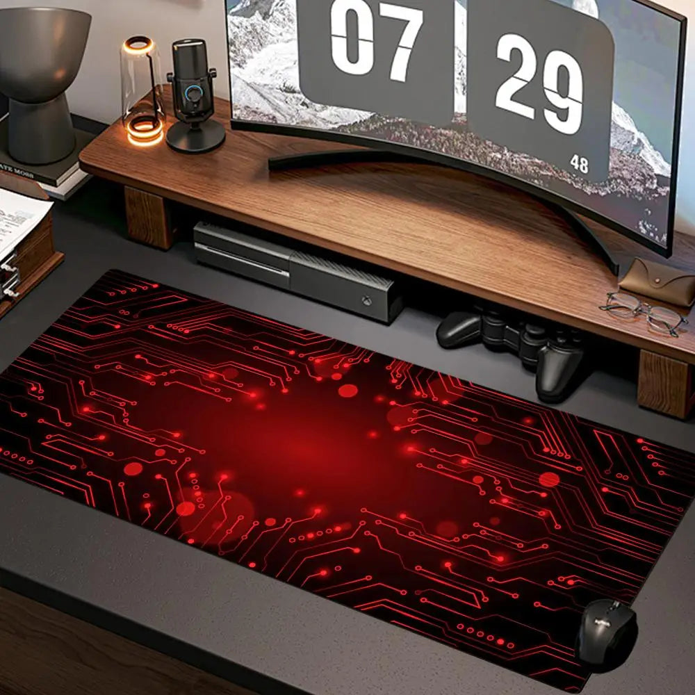 electronic panel Mouse Pad New Computer Home Mousepad XXL Desk Mats Natural Rubber Office Anti Slip Gaming Accessories pad