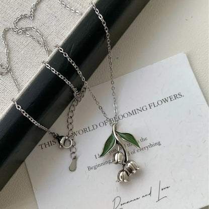New Trendy Fashion 925 Silver Pearl Simple Elegant Thin Chain Pendant Necklace for Women Girl Jewelry Dropship Wholesale