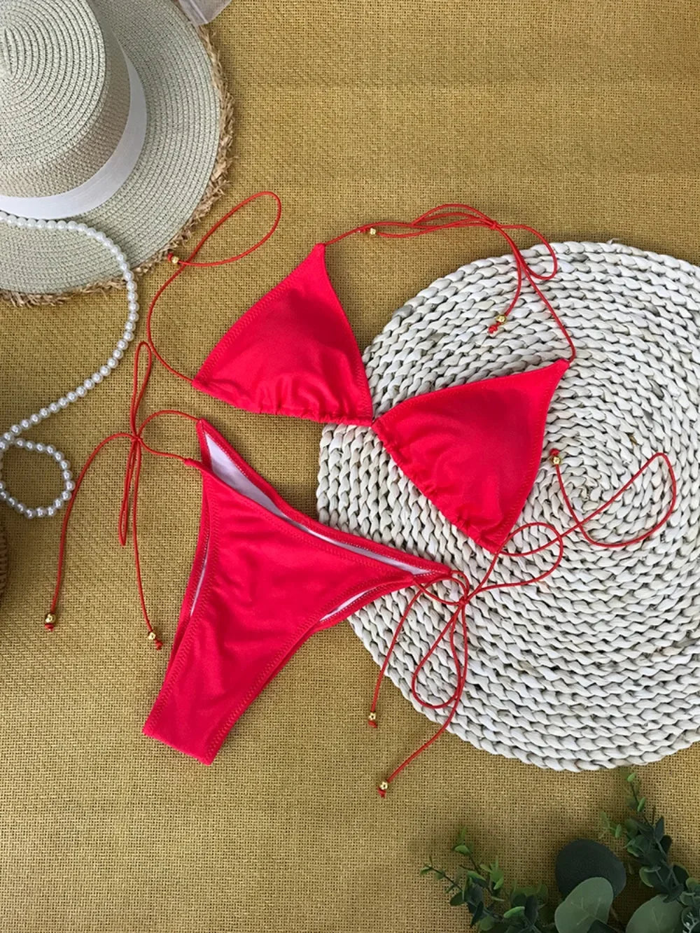 Bathing Suit Women Micro Bikini Sexy Swimsuit Female Swimwear Solid Mini Bikini Set Brazilian Biquini Swimming Suits Beachwear
