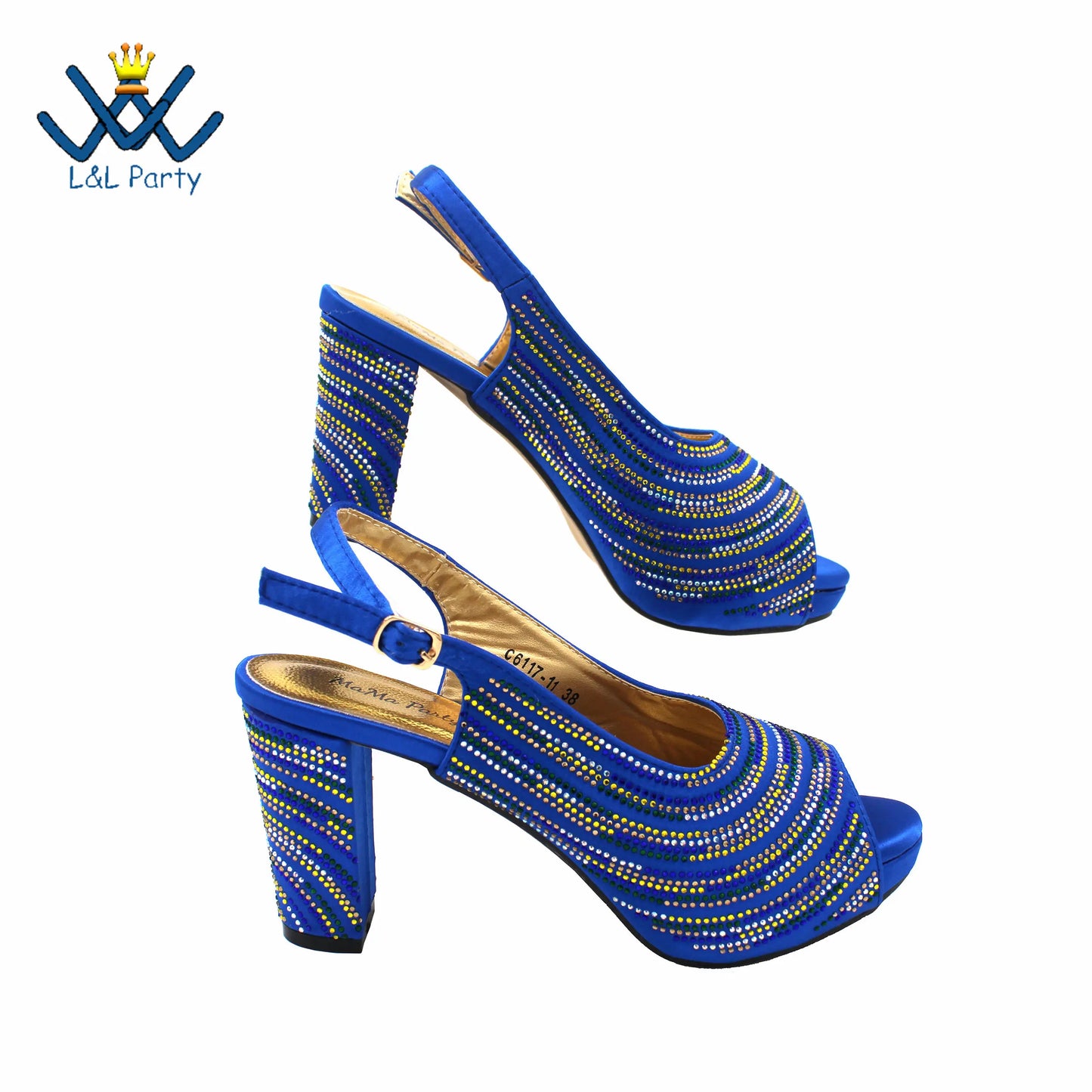 2023 Classics Peep Toe Lemon Green Color Hot Sale Sandals High Quality Women Shoes and Bag Set with Platform for Brithday Party