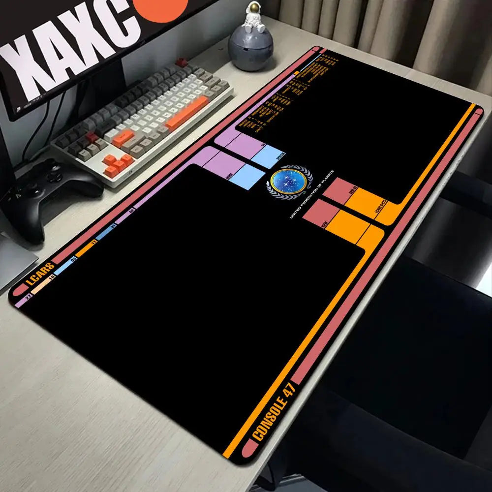 Sci Fi Console Display Table Mat, Jumbo Gamer Mouse Pad, Laptop Pad, Computer Accessories, Game Room Decor, Sci Fi Gifts