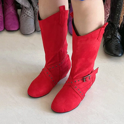 Customized Heel Practice Boots Half Boots Line Dance Boots Soft Suede Bottom Ballroom Party Dance Shoes Black Boots Dancing