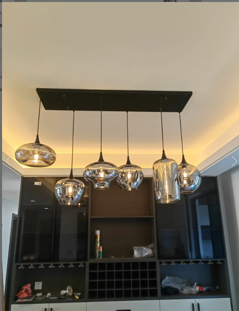 Modern Home Decor LED Lights Pendant Light Lamps for Living Room Chandeliers for Bedroom Hanging Light Indoor Lighting
