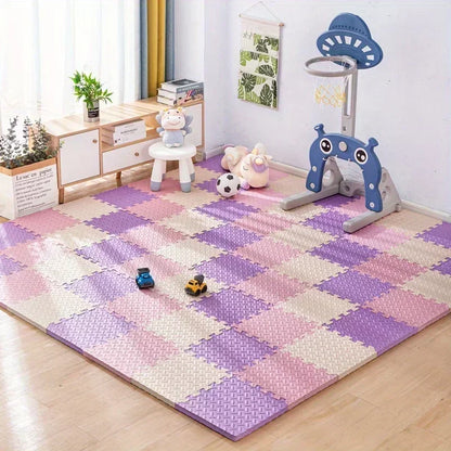 30x30cm EVA Puzzle Mat – Thick Baby Play Mat for Kids, Non-Slip & Waterproof Crawling Floor Tiles, Interlocking Foam Rug