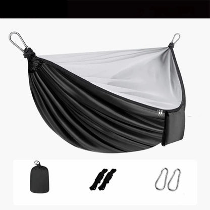 Relaxation Thickened Camping Hammock Anti-Mosquito 270x140cm Hanging Hammocks Anti Rollover Quick Setup Double Hammock Hiking