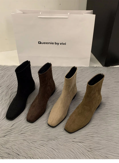Women's Boots Autumn Luxury Elegant Casual Short Shoes Women's Low Heel Comfortable Short Outdoor Hiking Shoes for Women