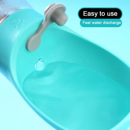 Portable Dog Water Bottle 300ml Leakproof Travel Pet Bowl for Small Large Dogs Hiking Outdoor Dispenser French Bulldog Supplies