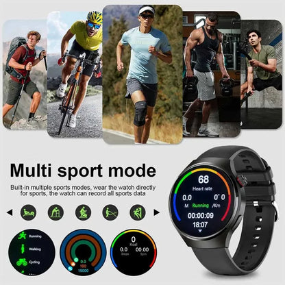 LAXASFIT 2026 New Smartwatch 1.52-inch HD Display Wireless Charging Bluetooth Calling Men's Sports Smart Watch