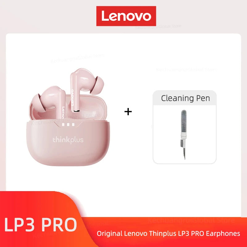 Original Lenovo Lp3 Pro TWS Earphones Wireless Bluetooth 5.3 Earbuds HIFI Sound Noise Reduction HD Call Low Latency Headphones