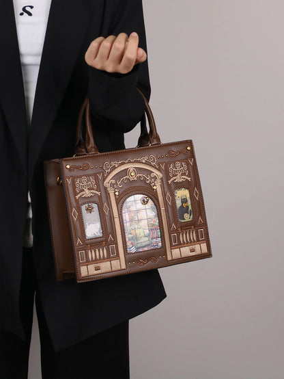 2026 Light Luxury Niche Design Fashion New Cat Bag Light Luxury Heavy Industry Craft Embroidery Thread Small Square B