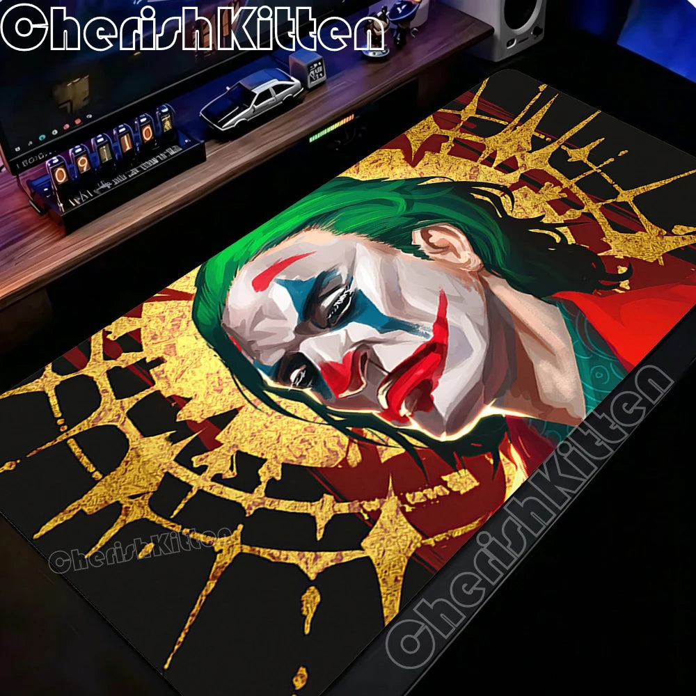 Joker Mouse pad Desk interior Computer Gamers Locking Edge Non-slip Mouse Pads XXL 40x90cm Keyboard PC accessories Desk mat