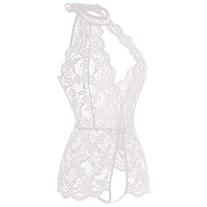 Sexy Lingerie Porno Women Plus Size S-2XL Bodysuit Role Play Clothes Transparent Nightgown Open Crotch Underwear Exotic Costumes