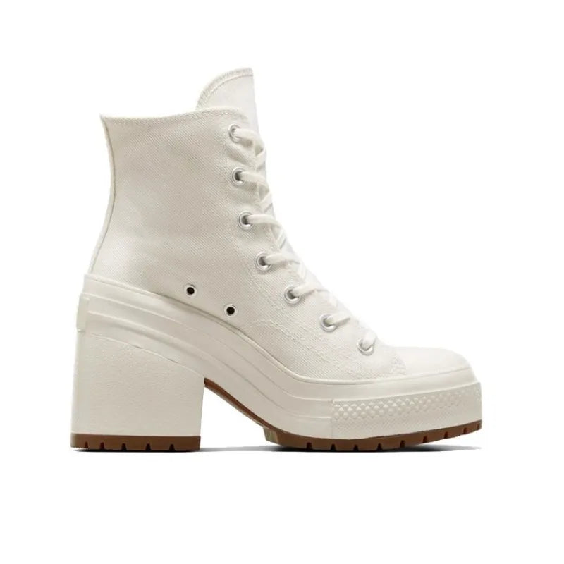 Women Platform Sneakers Luxury Brand Women Boots Fashion Outdoor Skateboard Shoes Women High Top Canvas Sneaker Plus Size 36-42