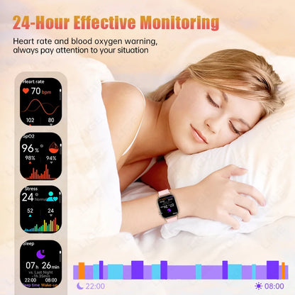 LIGE 2026 For Android IOS GPS Smart Watch Women 2.01" HD Screen Heart Rate Bluetooth Call Compass IP68 Waterproof Men Smartwatch