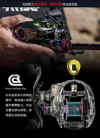 HAIBO 2026 ARISE ELITE Casting Reel 153g 7.2:1/8.3:1 STS AMC+ 2.0 Gear System LFC 4.3g Ultralight Spool Fishing Reel