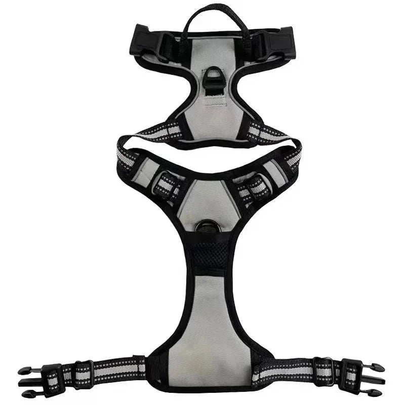Reflective Adjustable Breathable Vest Chest Strap for Small Medium Large Dogs Pet Dog Harness Cat Puppy Collar Dog Accessoires