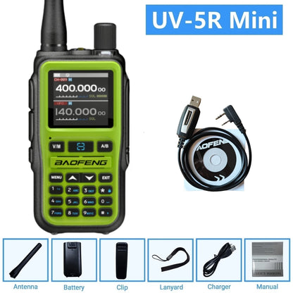 BAOFENG UV-5R Mini Air Band Receive VHF UHF Dual Band Transmit & Receive FM Amateur Ham VOX Walkie Talkie UV-5RMINI