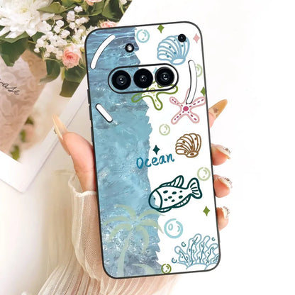 Casing For Nothing Phone (3a) A059 Cover For Nothing Phone 3a Case Silicone Cute Cat Fashion Butterfly Funny Painted