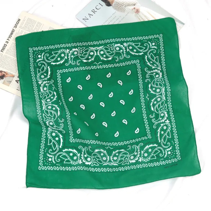 21 Colors Summer Ip Hop Bandana Casual Elegant Thin Breathable Neck Women Head Wrap Hair Scarves Shawl for Women/Men/Boys/Girls