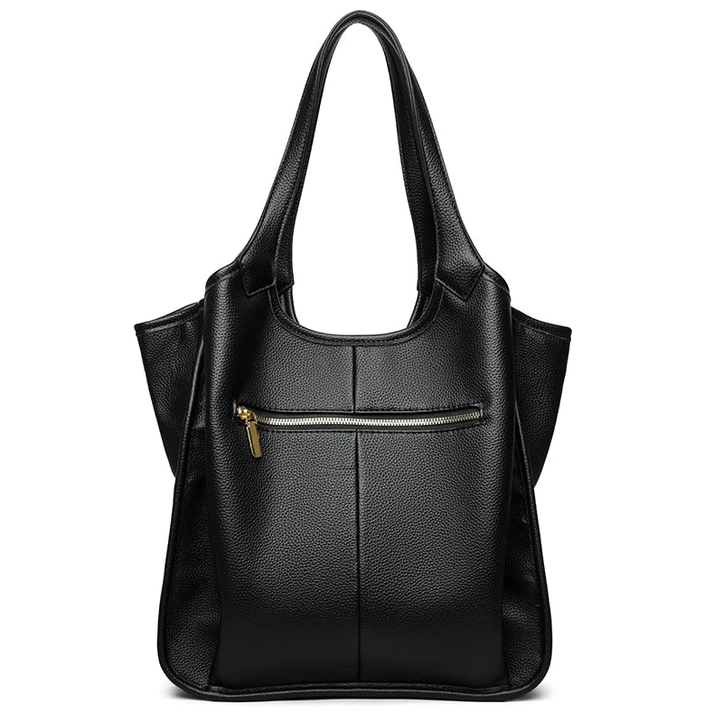 Luxury Soft Leather Handbags Large Capacity Women Shoulder Bags for Women Designer Tote Sac Shopping Crossbody Top Handle Bag