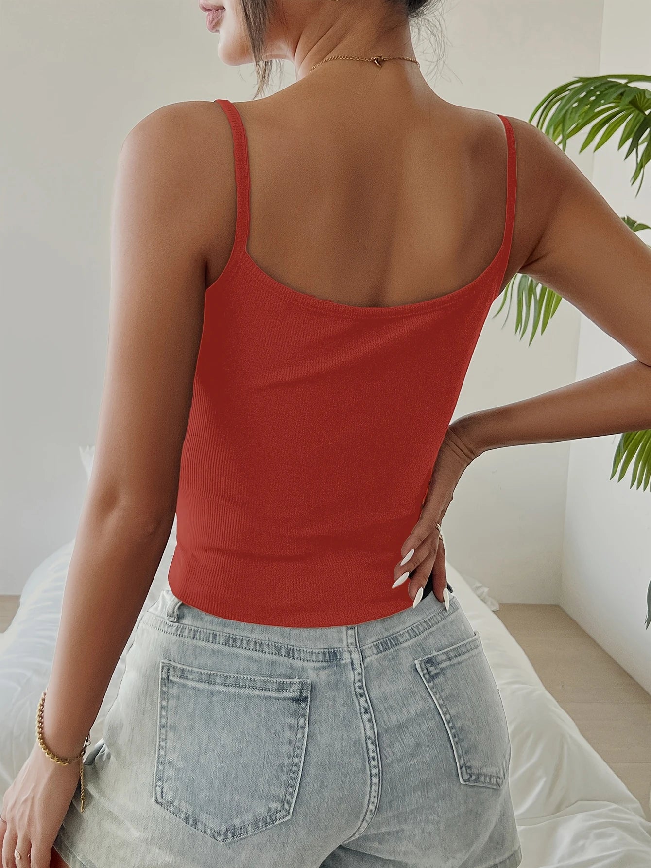 One Piece Summer Tops Women's Vest Cropped Corset Korean Suspenders Vest Sexy Camisole Slim Y2K Corset Tops Casual Basic T-shirt