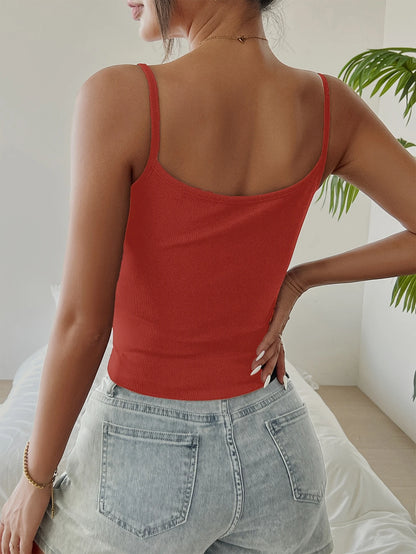 One Piece Summer Tops Women's Vest Cropped Corset Korean Suspenders Vest Sexy Camisole Slim Y2K Corset Tops Casual Basic T-shirt