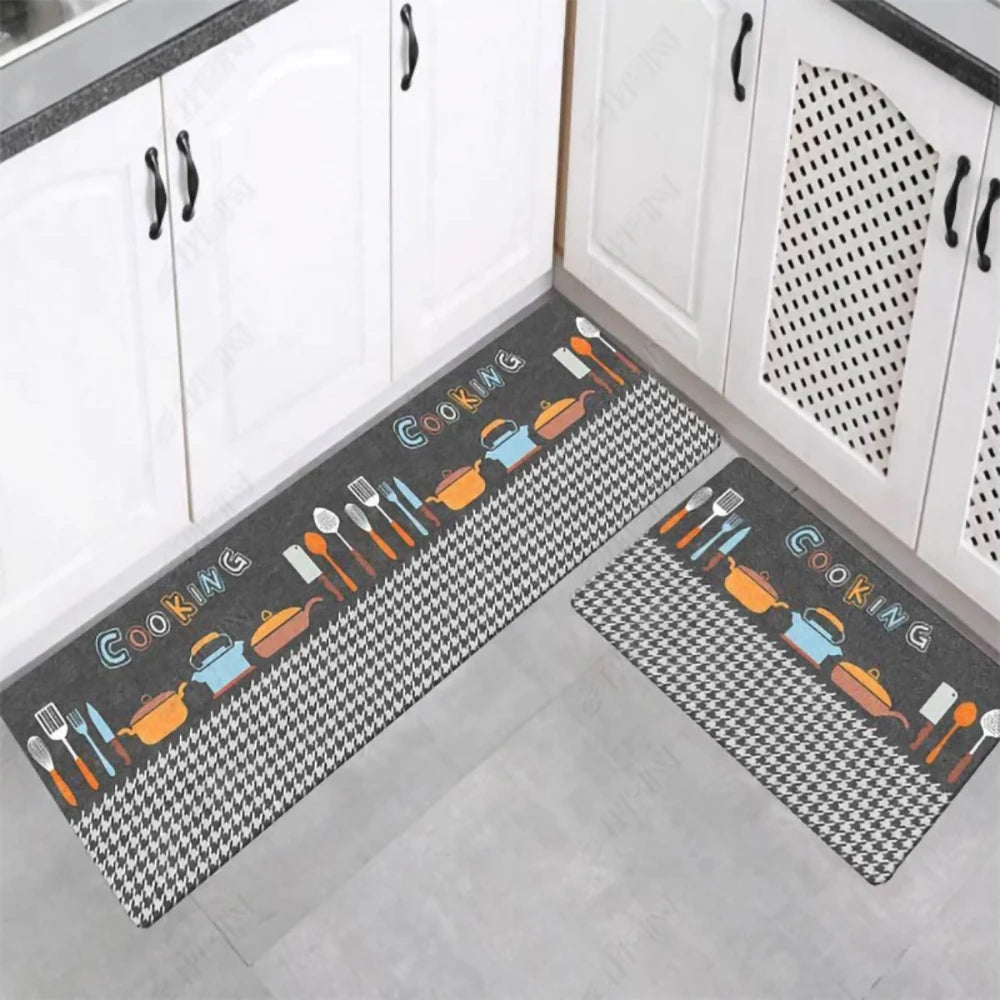 VIKAMA Kitchen Floor Mat Living Room And Bedroom Entrance Door Mat Home Decoration Laundry Room Corridor Long Small Carpet