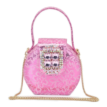 Italian Shoe and Bag Set Designer Wedding Matching Bag and Shoes for Ladies Wedding Rhinestone Luxury Designer Shoes Women