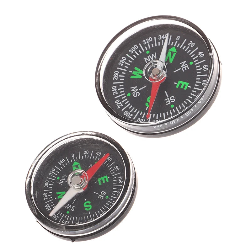 35/40MM Handheld Compass ABS Camping Pocket Compass Portable Navigation Climbing Riding Children Gift Outdoor Survival Gear