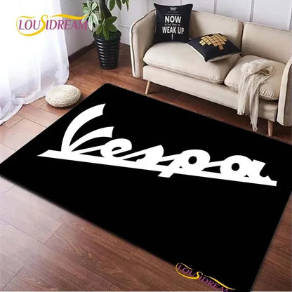 Modern Fashion Piaggios Moto Carpet for Living Room Bedroom Sofa Area Rug decor Kitchen un-slip floor Mat Alfombra birthday gift