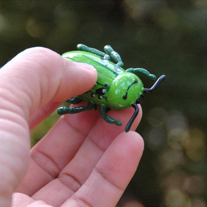 Beetle Ladybug Simulation Insect Toy Pet Cats Funny Rotating Electric Moving Interactive Playing Toys