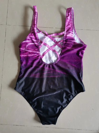 New Sports One-piece Swimsuit Swimwear Women One Piece Swimming Suit for Women Bathing Suit Plus Size Bath Suit Surf
