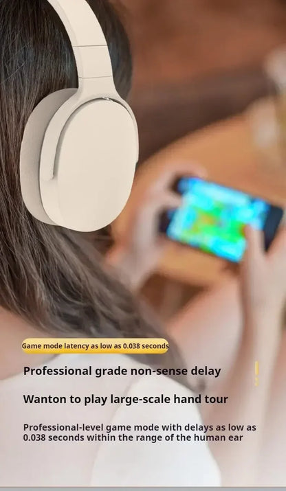 Hot Wireless Bluetooth Headphones Over Ear Hifi Stereo Headset True Sports Earphones TF AUX Music Player with HD Mic