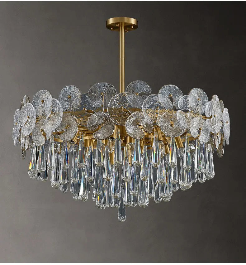 Modern Creative Ceiling Chandelier Luxury Crystal Pendant Light for Living Dining Room Bedroom Home Decor Luster Lamp Fixture