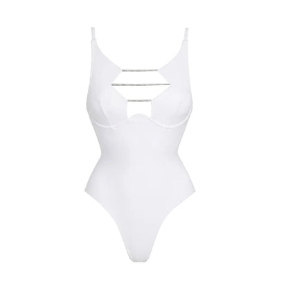 2026 2Pcs Sexy Women One Piece Swimsuit Female Swimwear Solid Biquini High Cut Monokini Push Up Swim Suits Bathingsuit Beachwear