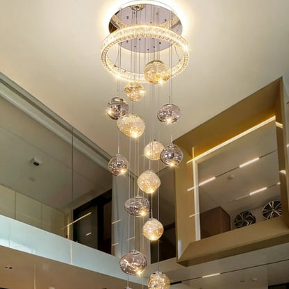 Modern Stair chandelier Pendant lights indoor lighting Ceiling lamp hanging light led Chandeliers for living room indoor lightin