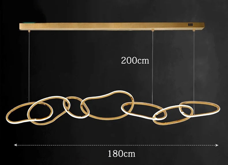 Modern Home Decor LED Lights Pendant Light Lamps for Living Room Ceiling Chandelier Chandeliers for Dining Room Indoor Lighting