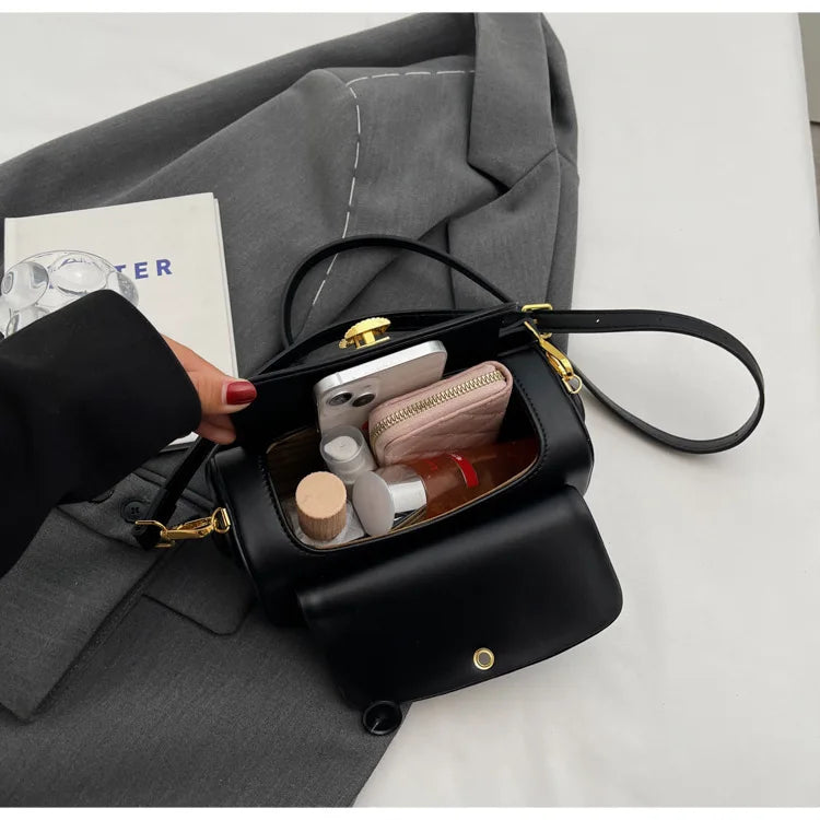 Simple Fashion Mini Square Women Crossbody Bags 2026 Luxury Designer Purses And Handbags Box Shape Pure Color Shoulder Satchels