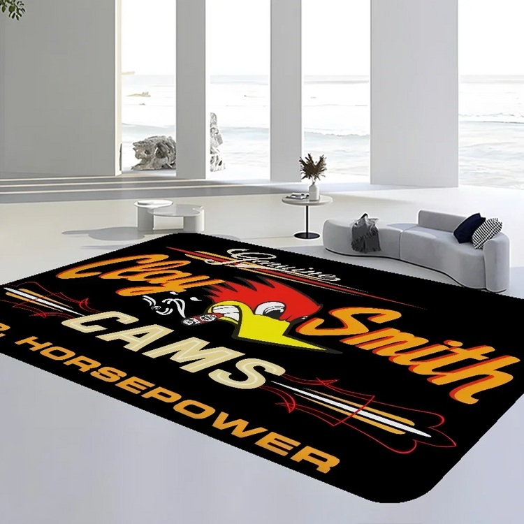 Mr H-Horsepower Clay Smith Door Mat Washable Non-Slip Living Room Sofa Chairs Area Mat Kitchen Bedside Area Rugs