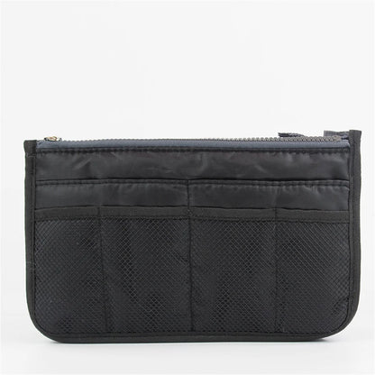 Multifunctional Bi-fold Storage Bag Double Zipper Large Capacity Storage Arrangement Makeup Toiletries Large Classification Bag