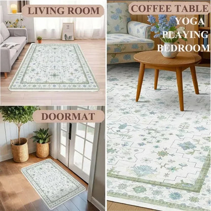 Simple E-Sports Chair Carpets Floor Mat Study Desk Computer Swivel Chair Carpet Bedroom Soiled Foot Mat Carpet Home Decoration