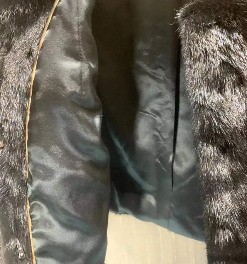 Ladies High Quality Real Mink Fur Coat with Belt Winter Warm European Street Style Women's Fashion Outerwear