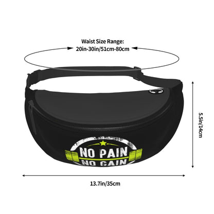 Powerhouse Gym Fanny Bag Custom Bodybuilders Fitness Crossbody Waist Pack Men Women Cycling Camping Phone Money Pouch